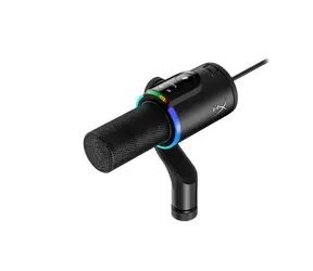 HyperX FlipCast czarny / Mikrofon stacjonarny / USB-C / XLR / RGB / kardioidalny