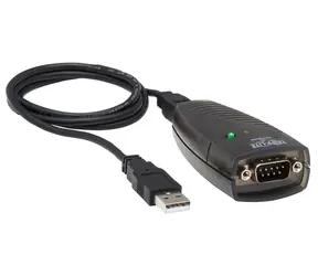 Adapter EATON USB-A do RS232 DB9 0,91 m czarny / Adapter / DB9 męski / USB-A męski