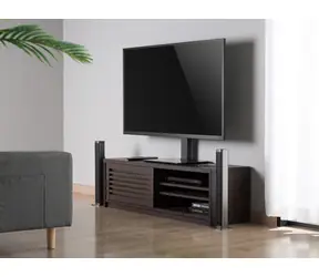 Stojak stołowy Equip do TV/monitora 37"-70" czarny / Stojak / VESA 600x400 / nośność 40 kg / regulowana wysokość