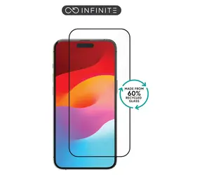 eSTUFF INFINITE / Szkło ochronne / Apple iPhone 15 Pro / Szkło hartowane / W pełni klejące