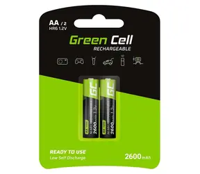 Green Cell GR05 / Akumulator / AA / NiMH / 1,2 V / 2600 mAh / 2 szt.