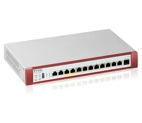 ZyXEL USG Flex 500H / Zapora sieciowa / 10 Gb/s / 8x 1GbE + 4X 2,5GbE / PoE / Pakiet zabezpieczeń na 1 rok
