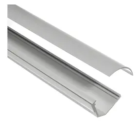 Maclean MCTV-575 biały / Organizer na kable / podłoga / wąż elastyczny / 1,5 m / szerokość 43 mm