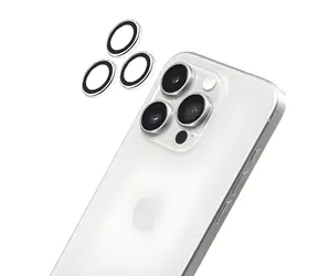 Szkło ochronne na obiektyw aparatu LAUT Prime Glass iPhone 16 Pro/16 Pro Max / Szkło hartowane 9H / Zestaw montażowy