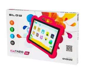 Blow KidsTAB10 4G różowy / Tablet / 10,1" / Octa-Core / 4 GB RAM / 64 GB / LTE / Android 12