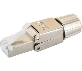 Schwaiger NWST811 srebrny / złącze RJ-45 / Cat8.1 / 40GBASE-T / ekranowany