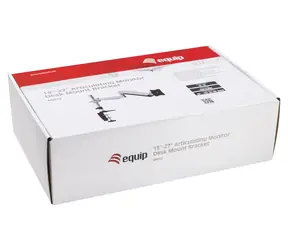 Equip table monitor arm silver / Ramię do monitora / 13-27" / VESA 75/100 / 9 kg