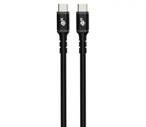 Kabel TB Touch USB-C czarny 1m / Kabel do ładowania i transmisji danych / USB-C - USB-C / 60 W / 480 Mb/s / silikonowy