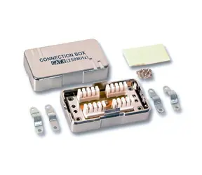 Moduł połączeniowy EFB Cat6 LSA srebrny / Moduł połączeniowy / Blok zacisków LSA / 250 MHz / Cat6