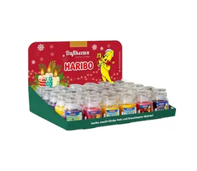 Cukierki HARIBO do ekspozycji na ladę, edycja zimowa / 30 × 85 g / 6 smaków