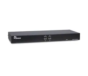 Inter-tech AS-9104DA / przełącznik KVM / do montażu w szafie rack / 4× DVI-I / USB / audio / 256 szt.