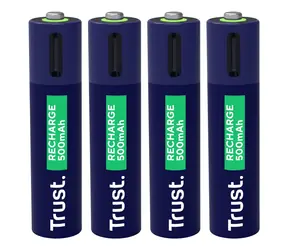 Akumulatorki AAA Trust 25671, 4 szt. / Akumulatorki / 500 mAh / 800 cykli