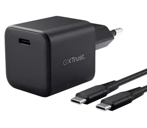 Trust GXT1258 / Ładowarka USB-C / 65 W / GaN / PD 3.0 / do Nintendo Switch 2