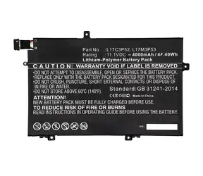 CoreParts Bateria do laptopa Lenovo ThinkPad L480 czarna / Bateria do laptopa / Li- ION / 210 g