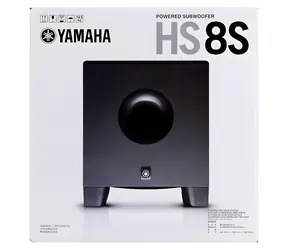 Yamaha HS8S czarny / Subwoofer / RMS 150 W / XLR / 200 mm przetwornik basowy