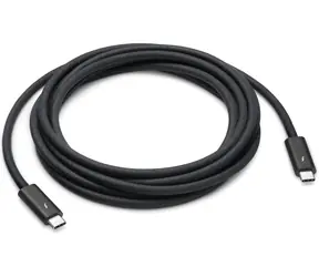 Cable Apple Thunderbolt 4 (USB-C) Pro czarny / Kabel / Thunderbolt 4 / 40 Gb/s / 100 W / 3 m