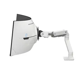 Ergotron HX Desk Monitor Arm VHD Pivot biały / Ramię do 1 monitora zakrzywionego / 1000R / nośność 17 kg
