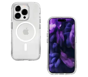 LAUT Crystal Matter X clear / Etui ochronne / iPhone 15 Pro / MagSafe / Technologia komórkowa IMPKT