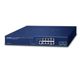 Planet MGS-6320-8T2X / Przełącznik / Zarządzalny L3 / 8x GbE RJ45 / 4X 2.5G RJ45 / 2x SFP+ 10G