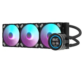 darkFlash DN-D360 czarny / chłodzenie procesora AiO / 3x 120 mm / podświetlenie ARGB / 800-1800 obr./min / Intel + AMD