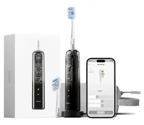 Laifen Wave Pro LFTB02-PT transparentna czarna / Szczoteczka elektryczna / oscylacyjna / 66 000 ruchów/min / Bluetooth