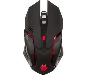 Tracer GAMEZONE ROCKY RF NANO czarna / Mysz optyczna do gier / 3200 DPI / Podświetlenie RGB / 6 przycisków + kółko / RF 2,4 GHz