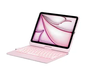 Etui na klawiaturę Typecase Flexbook Touch jasnoróżowe / Etui z klawiaturą / Apple iPad Air 11" M2 2024/M3 2025/M4 2026