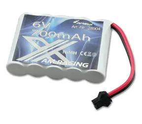 Akumulator AMEWI NiMH 6V/700mAh złącze HBX / Akumulator / Samochód RC / NiMH / 5 ogniw