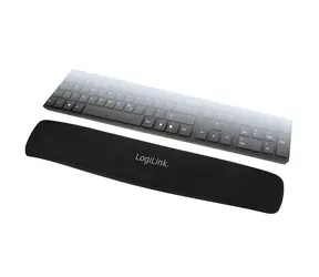 LogiLink ID0044 czarny / Podkładka pod nadgarstek / żel / Lycra