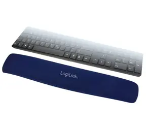 LogiLink ID0045 niebieski / Podkładka pod nadgarstek / żel / Lycra