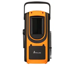 Extralink Power Ranger EPS-6000 czarno-żółty / Power bank / 6000 mAh / radio FM / dynamo / panel słoneczny