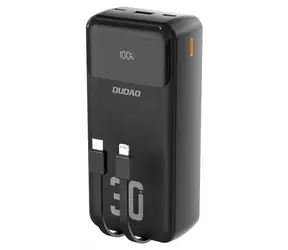 Dudao K15MAX czarny / Powerbank / 30 000 mAh / PD 22,5 W