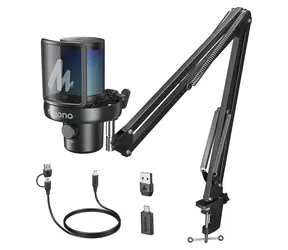 Maono DM40 S Pro czarny / Mikrofon gamingowy / bezprzewodowy / pojemnościowy / USB-C / 20 Hz - 20 kHz