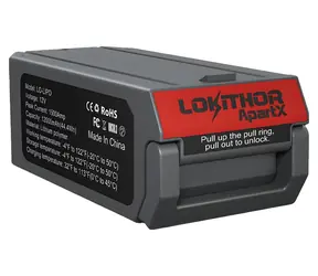Lokithor LO-LIPO / Akumulator zamienny do ApartX / 12V / 44,4 Wh / 1500A