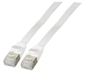 EFB U/FTP Cat6A 3 m biały / Płaski kabel krosowy / RJ-45 / PVC / 10 Gb/s
