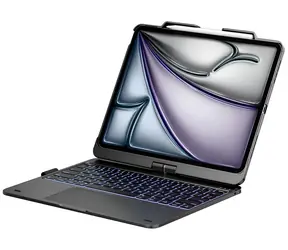Etui na klawiaturę Typecase Flexbook Touch szare / etui z klawiaturą / Apple iPad Air 13" M2 2024/M3 2025/M4 2026