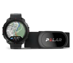 Polar Grit X2 Pro H10 czarny / Smartwatch / Zestaw z paskiem piersiowym H10 / Rozmiar S/L