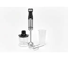 Blender ręczny Huslog 3 w 1 / 1500 W / 20 poziomów mocy / siekacz / trzepaczka