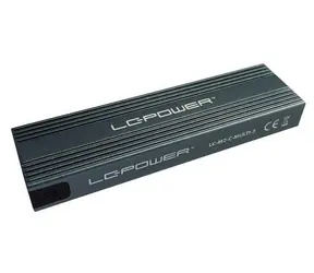 LC-Power M2-C-MULTI-3 / Zewnętrzna obudowa do dysków SSD M.2 / NVMe i SATA / USB 3.2