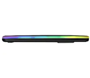 Tracer GameZone Snowman RGB czarny / Podkładka chłodząca do laptopa / 17,3" / RGB / 2x USB / 6 pozycji wysokości