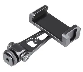 Puluz PU3207B czarny / Uchwyt na telefon / Obrotowy 360° / Szerokość uchwytu 6,5-9 cm