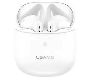 USAMS US-IA04 TWS białe / Bezprzewodowe słuchawki douszne / Bluetooth 5.0