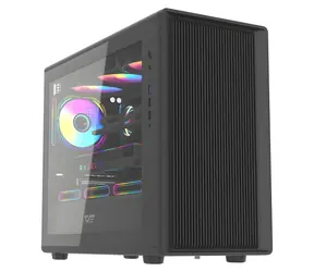 darkFlash DB460M czarny / Obudowa / M-ATX / ITX / szkło hartowane / bez wentylatorów / bez zasilacza