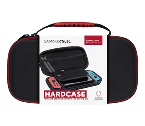 Trust GXT 1248 czarny / Etui do Nintendo Switch / wytrzymałe / kieszeń na akcesoria