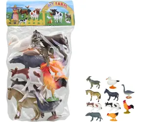 Zwierzęta w worku 9-12 cm / Figurki zwierząt / od 3 lat