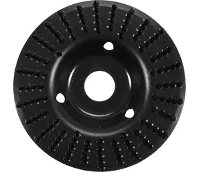 Tarnik obrotowy YATO kątowy 125 mm drobny / Tarnik / Otwór mocujący 22,2 mm / Maks. 13000 min-1
