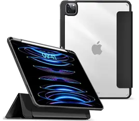 Etui eSTUFF iPad Pro 13" (2024/2025) czarne / Etui / Skóra naturalna, TPU / iPad Pro 13" (2024/2025)