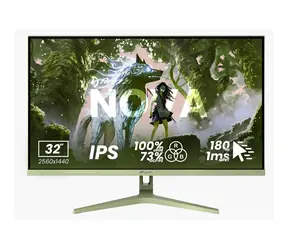 27" Arozzi Nova 27T2K180 zielony / Monitor / IPS / QHD 2560x1440 / 180Hz / 1ms / 2x HDMI + 2x DP