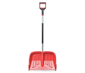 Prosperplast Zgrabiarka do śniegu SNOWER 55 ALUTUBE czerwona / 55 cm / Uchwyt aluminiowy