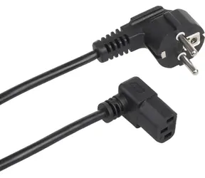 Maclean MCTV-854 / Kabel zasilający / Wtyczka EU / 3 piny / 3 m